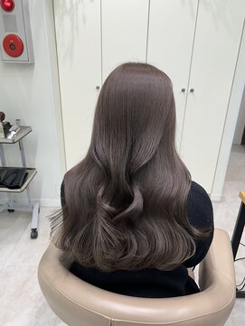 リル 茅ヶ崎(Liru:) 【ami】グレージュ☆ピンクヘアー/ピンクグレープフルーツ