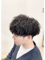 メンズギフト(men's GIFT)&nbsp;ツイストスパイラルパーマメンズマッシュ刈り上げツーブロック