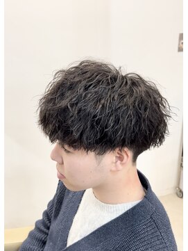 メンズギフト(men's GIFT) ツイストスパイラルパーマメンズマッシュ刈り上げツーブロック