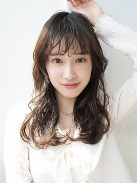 ロンドアンメゾン 原宿(Lond un Maison.) 髪質改善/透明感シアカラー+顔周りレイヤーカットセミディ