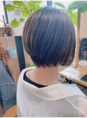 【Aily自由が丘】ハイライトボブ