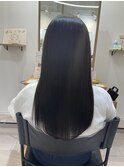 髪質改善ストレート×ロングスタイル
