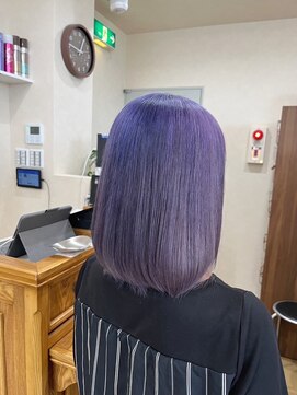 ミラシィ 成田(Mirashy) ハイライトカラーミルクティーベージュレイヤーカット