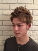 刈り上げアップバングショート#ツーブロック#ビジネス