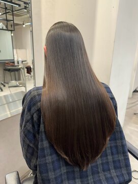 ハオ(hao) 【hao渋谷】アッシュグレージュ×ラフストレート