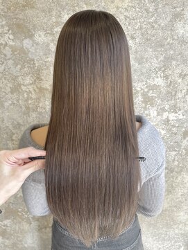 パーセンス(Pursense) オリーブベージュ/髪質改善/ブリーチ無し/縮毛矯正