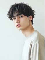 セプト 博多(SEPT.)&nbsp;ニュアンスパーマ マッシュヘア メンズカット センターパート