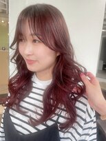 ラヴィズム 小新店(LUVISM)&nbsp;韓国/顔周りレイヤー/おくれ毛/ベージュ/ダブルカラー/西区/小新