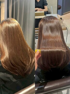 髪質改善×カラー×カット【髪質改善ヘアエステサロンHanare】