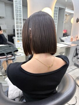 大人ガーリー/バタフライカット/ミディアムレイヤーカット