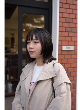 ステップカット/髪質改善カラー