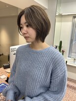 オルカ(orca)&nbsp;【nanami】伸ばしかけボブ×ベージュカラー