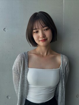 ロッシ 吉祥寺(ROSSI) あごラインボブ×ダークブラウン