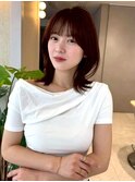 髪質改善＊暗めブラウン似合わせカット＊美髪【Zina浦和美園】
