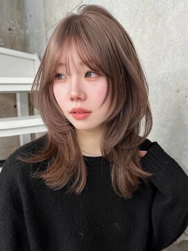 サイン 韓国ボブ 渋谷(SIGN) お洒落なレイヤーカット韓国ボブレイヤーボブ渋谷タッセルボブ