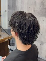 メゾンフォーメン 心斎橋店(Maison for men)&nbsp;サーフカール/グランジパーマ/センターパート／ツイスパ
