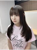 ◇前髪顔周りカットピンクベージュアンブレラカラー船橋