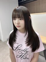 トト 船橋店(toto.)&nbsp;◇前髪顔周りカットピンクベージュアンブレラカラー船橋