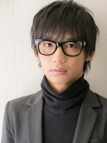 モッズヘアー メン 戸田公園店(mod's hair men)&nbsp;アッシュブラック社会人スーツダウンバングショートi戸田公園