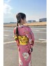【浴衣/女性限定】浴衣着付け＋ヘアセット