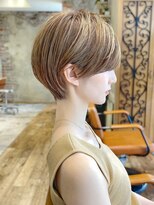 アフロート トウキョウ(AFLOAT TOKYO)&nbsp;マッシュショートボブ30代40代小顔銀座面長丸顔クールショート