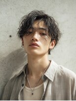 ダブルアール(RR MEN'S SALON)&nbsp;MEN’S/ニュアンスパーマ/ニュアンスウルフ/由比ヶ浜