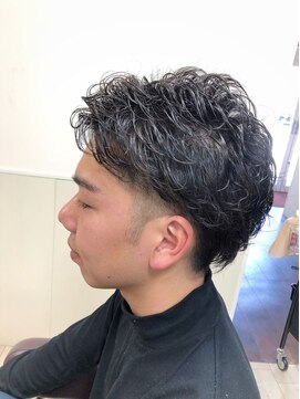 ビューティークラブジェイ アルパーク前店(Beauty club.J) 男らしいアップ、強めパーマ