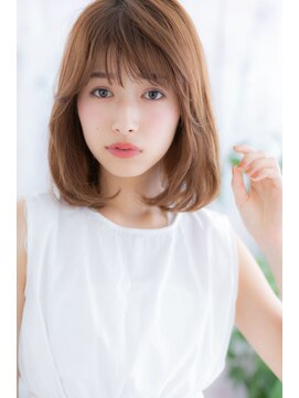 ヘアアンドビューティー ミック(Hair & Beauty miq) ニュアンス感あるくせ毛風ボブディ