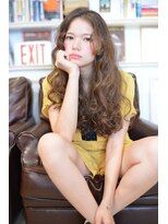 アメリ 新宿(Ameri)&nbsp;Ameri ウェーブパーマ♪マロンブラウン【新宿】