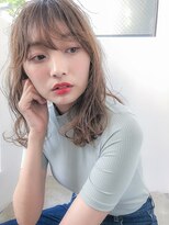 アコロン(acoron)&nbsp;小顔カット×ボブルフ×イルミナカラー×ピンクベージュ×新宿