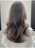 ミルクティーグレージュ ブリーチなしダブルカラー 榎園由美