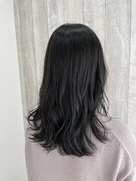 シエル 立川店(CIEL) 大人気☆ブルーブラック×ロング【CIEL×maki】