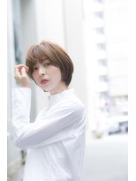 ミエル ヘア 新宿(miel hair) 〈mielhair新宿〉艶ショートボブ シルクトリートメント
