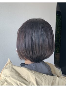 アンドアイズム(and.I'sm) 暗髪×ボブショート/アッシュブラック/グレイアッシュ