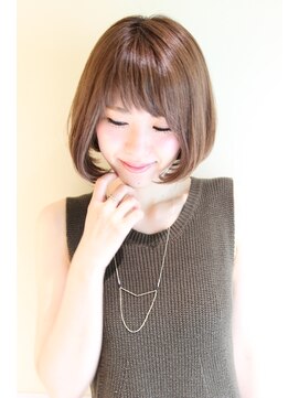 ニーナ せんげん台(nina) 30代・40代・50代　大人かわいい丸みボブスタイル