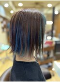 個性が光るインナーカラー