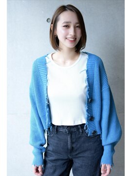 ヘアーアンドスパ フェリーチェ ミチ 野田屋町店(HAIR&SPA felice MICHI) 【felice MICHI島田和也】大人可愛い小顔ボブ