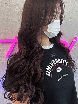 ミミヘアーガーデン(mimi hair garden)の写真/韓国スタイルに欠かせない顔周りカット。韓国スタイルカラーと合わせて今までで一番かわいい自分に出会える