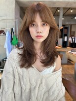 アワー(OUr-)&nbsp;ブラウンベージュ、レイヤーカット