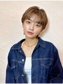 透明感大人ショート/ハイライトカラー/似合わせカット[千歳船橋]