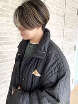 サニーサイドサロン(SUNNY SIDE SALON)&nbsp;刈り上げハンサムショート×ハイライト#19