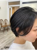 切りっぱなしボブ/美髪/ピンクブラウン[池袋/髪質改善]