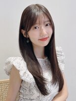 ノイ(noi) 顔周りレイヤーカットくびれヘアミルクティーベージュカラー