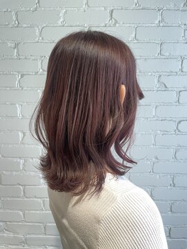 ヴァンカウンシル 春日井店(VAN COUNCIL) ピンクブラウン×ミディアムレイヤー