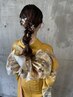 ◆着心地＆トレンドヘアが叶う◆和装着付け＋オーダーヘアセット　￥ 13,530