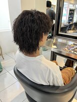 アイズ 海老名(AIZU)&nbsp;ツイストパーマ ウルフパーマ メンズパーマ 眉毛 理容室