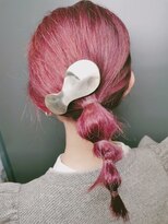 パーク(PARK.umeda)&nbsp;ピンクカラー×アレンジ