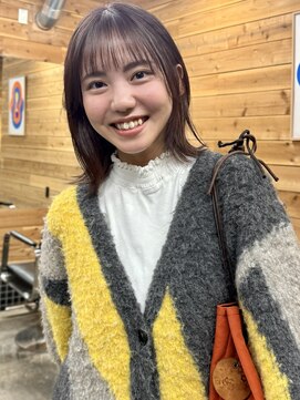 ラロ(raro) 【オーダーNo.1】暗くしても重たくないシースルーブラウン○