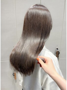 ロンド ロワール 門前仲町(Lond Loire) ボブショートボブ縮毛矯正ベージュグレージュ門前仲町