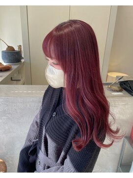 グリーン(green) カシスピンクカラー